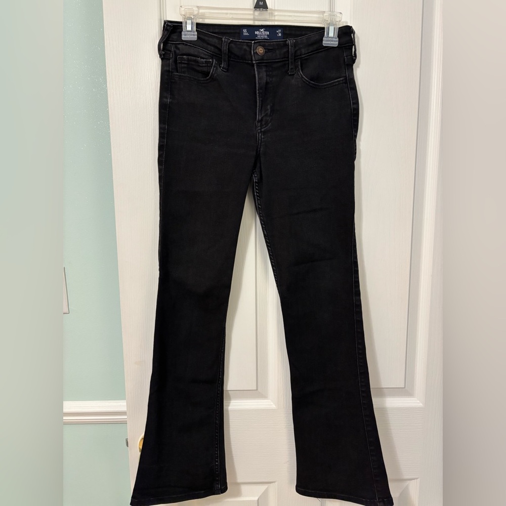 Hollister Mid-Rise Boot Black soft stretch - Size 5S / 27